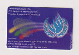 LITHUANIA - Human Rights Chip Phonecard - Lithuania