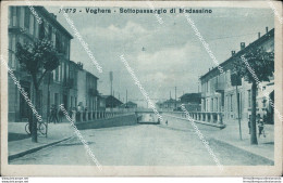 Ba224 Cartolina Voghera Sottopassaggio Di Medassino Pavia Lombardia 1938 - Pavia