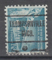 USA Precancel Vorausentwertungen Preo Locals Michigan, Thompsonville 723 - Precancels