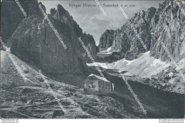 Bt494 Cartolina Rifugio Vicenza Al Sassolungo Provincia Di Belluno Veneto - Belluno