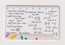 LITHUANIA - Mathematical Formulae Chip Phonecard - Lituanie