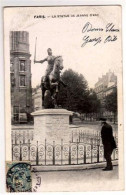 75 PARIS - " STATUE DE JEANNE D'ARC " (642)_CP337 - Standbeelden