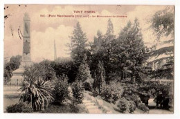 75 - PARIS - " PARC MONTSOURIS - LE MONUMENT DE FLATTERS " (892)_CP329 - Estatuas