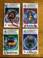Kenya 1985 Int Congress On Protozoology (complete Set) Fine Used - Kenya (1963-...)