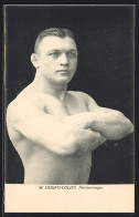 AK W. Hourti-Colon, Portrait Des Meisterringers  - Wrestling