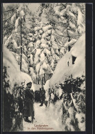 AK Laufgraben In Den Hochvogesen Im Winter  - Oorlog 1914-18