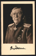 AK Generalfeldmarschall Von Haeseler In Uniform  - Guerra 1914-18