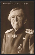 Foto-AK Portrait Generalfeldmarschall Graf Von Haeseler Mit Pour Le Merite Und Eisernem Kreuz  - Guerra 1914-18