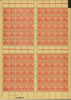 Tunisie 1932 - Colonie Française- Timbres Neufs. Yvert Taxe Nr.: 43.Paneau De 100 Avec Millesime "2"(x2).. (EB) AR-02704 - Unused Stamps