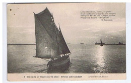 BATEAU - ( Voilier ) En Mer - Départ Pour La Pêche - Artaud-Nozais - N° 7 - Segelboote