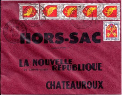 ARMOIRIES ET BLASONS N° 1004x5/1047 S/L.HORS SAC DE FONTGOMBAULT/30.7.58 - 1941-66 Coat Of Arms And Heraldry