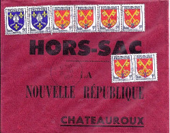 ARMOIRIES ET BLASONS N° 1005x2/1047x6 S/L.HORS SAC DE CHAILLAC/1957-58 - 1941-66 Coat Of Arms And Heraldry