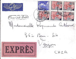 MARIANNE A LA NEF N° 1216x5/1011B S/L.EXPRES DE BONE(ALGERIE)/1960 - 1959-1960 Marianne In Een Sloep