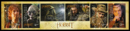 [Q] Nuova Zelanda / New Zealand 2012: Serie Lo Hobbit I Autoadesiva / The Hobbit I Self-adhesive Stamp Set ** - Kino