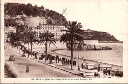 06 NICE -  Quai Des Etats Unis Et Le Mont Boron - Autres & Non Classés