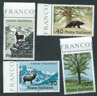 Italia, Italy, Italien, Italie 1967; Stambecco, Orso, Cervo, Daini, Ibex, Bear, Deer, Fallow. Serie Completa Di Bordo. - Animalez De Caza