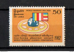 Sri Lanka - 1982 - World Buddhist Leaders Conference. - MNH. ( Condition As Per Scan ) ( OL  04/02/2023) - Sri Lanka (Ceylan) (1948-...)