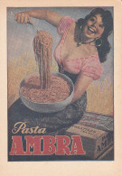 BOCCASILE - Cartolina Pubblicitaria Pasta AMBRA - Altri & Non Classificati