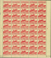 Tunisie 1939 - Colonie Française- Timbres Neufs. Yvert Nr.: 213.Feuille De 50 Avec Coin Date 20/7/39.... (EB) AR-02706 - Unused Stamps