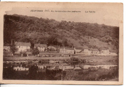 Carte Postale Ancienne Jeufosse - Au Rendez Vous Des Pêcheurs. La Flotille - Other & Unclassified