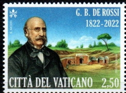 2022 - Vaticano 1914 Nascita Di G. Battista De Rossi   +++++++++ - Ungebraucht