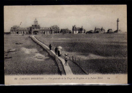 Cayeux Brighton - Vue Generale De La Plage De Brighton Et Le Palace Hotel - Cayeux Sur Mer