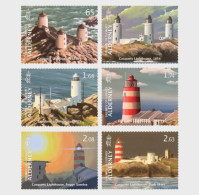 ALDERNEY 2024 ARCHITECTURE Buildings. Structures LIGHTHOUSES (Preorder) - Fine Set MNH - Alderney