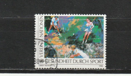 Nations Unies (Vienne) YT 86 Obl : Tennis , Sport - 1988 - Gebruikt