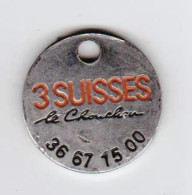 Jeton De Caddie " 3 SUISSES Le Chouchou " Vente Par Correspondance VPC Vêtements [C]_Je293 - Trolley Token/Shopping Trolley Chip