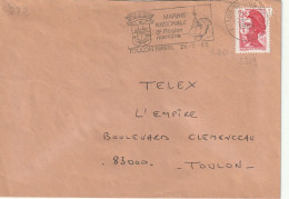 FLAMME  PERMANENTE / 2319   83  800  TOULON  NAVAL - Mechanical Postmarks (Advertisement)