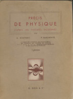 Précis De Physique (1960) De A. Boutaric - Wetenschap