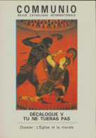 Communio Tome XXI N°1 : Décalogue V (1996) De Collectif - Non Classés