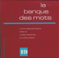 La Banque Des Mots N°19 (1980) De Collectif - Non Classés