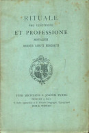 Rituale Pro Vestitione Et Professione (1909) De Inconnu - Godsdienst