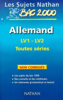 Allemand Terminale ES Non Corrigés 1999-2000 (1999) De Matrand - 12-18 Años