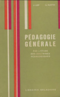 Pédagogie Générale (1966) De J. Leif - Sin Clasificación