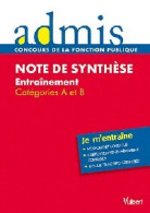Note De Synthèse. Entraînement, Catégories A Et B (2011) De Rémy Le Saout - 18 Ans Et Plus