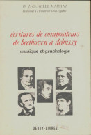 Ecritures De Compositeurs De Beethoven à Debussy (1978) De Jean-Charles Gille-Maisani - Musique
