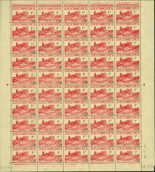 Tunisie 1940 - Colonie Française- Timbres Neufs. Yvert Nr.: 224.Feuille De 50 Avec Coin Date 20/7/39..... (EB) AR-02710 - Unused Stamps