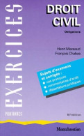 Droit Civil Tome II ; Obligations 10e édition (2000) De Henri Mazeaud - Droit