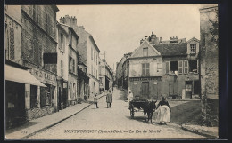 CPA Montmorency, La Rue Du Marché  - Montmorency