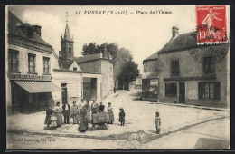 CPA Pussay, Place De L`Orme  - Sonstige & Ohne Zuordnung