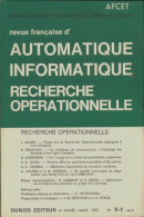 Revue Française Automatique Informatique Recherche Opérationnelle N°revue Française Automatique Info - Sin Clasificación