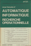 Revue Française Automatique Informatique Recherche Opérationnelle N°V-3 1974 (1974) De Collectif - Sin Clasificación