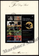 Belgium / Belgique FDS 2011 Yvert 4146-55, Tintin Books And On Screen  - First Dat Sheet Cancelled - 2011-2020