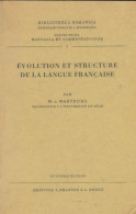 Évolution Et Structure De La Langue Française (1967) De Walther Von Wartburg - Autres & Non Classés