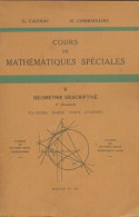 Cours De Mathématiques Spéciales Tome V (1959) De G. Cagnac - Wissenschaft
