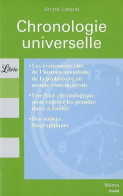 Chronologie Universelle (2006) De André Larané - Histoire