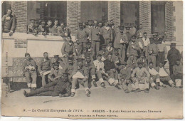 49 Conflit Européen De 1914 - ANGERS - Blessés Anglais Du Nouveau Séminaire - Angers