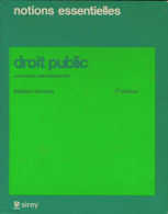 Droit Public. Concours Administratifs (1989) De Philippe Georges - 18 Años Y Más